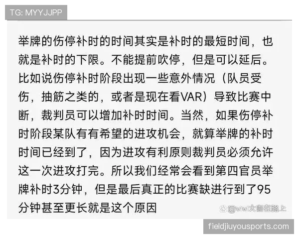 比赛官员分工规则详解：不同裁判职责如何影响判罚效果